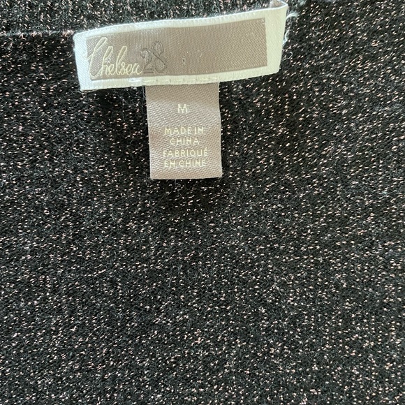 Chelsea 28 Puff Sleeve Sparkle Sweater - Picture 8 of 9